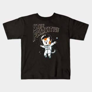 Stay Pawsitive Kids T-Shirt